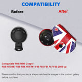 x xotic tech Union Jack UK Flag Style Key Fob Cover Holder Protector Compatible with MINI Cooper R55 R56 R57 R58 R59 R60 R61 F56 F55 F54 F57 F60 Smart Key