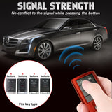 Xotic Tech Glossy ABS Key Fob Shell Cover, Compatible with Cadillac ATS CTS XTS DTS SRX Escalade Chevrolet C7 Corvette 4 5 6 Buttons Smart Keyless Entry Key OUC6000066 5923887 22756465