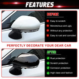 Glossy Black Door Side Rear View Mirror Cover Trim For Toyota Camry 2018-2026