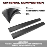 Matte Carbon Fiber Pattern Console Dashboard Panel Trim For Tesla Model 3 2017-2023 & Model Y 2020-up