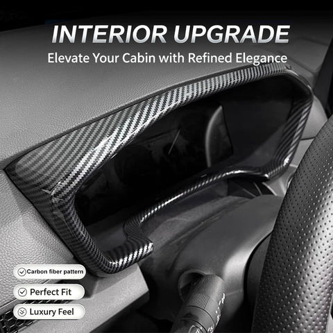 Wood/ Carbon Look Dashboard Meter Panel Frame Cover For Honda CRV 6th Gen 2023+
