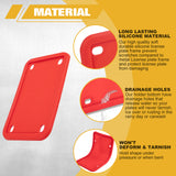 x xotic tech Motorcycle Silicone License Plate Frames, Motorbike License Plate Holder, Rust Proof, Rattle Proof, Weather Proof