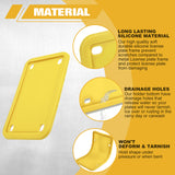 x xotic tech Motorcycle Silicone License Plate Frames, Motorbike License Plate Holder, Rust Proof, Rattle Proof, Weather Proof