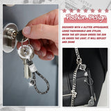 x xotic tech Crystal Bling Key Chains Luxury Glitter Rhinestone For Ladies Women Gril Car Home Bag Purse Key Fob, Keychain Ring Strap