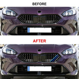 Tri-Colored Front Kidney Grille Strips Clip Cover For BMW 1 2 Series F70 F74