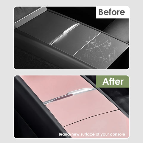 Center Console Wrap Cover Kit For Tesla Model 3 Highland Model Y Juniper 2025+