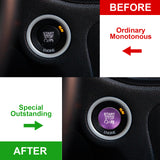 Alloy Engine Start Stop Push Button Cover For Dodge Charger Challenger 2010-2022