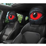 Auto Universal Fit Front Seat Halloween Scary Personalized Mask Head Rest Cover