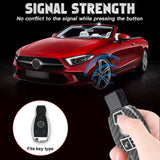 Full Seal Keyless Entry Key Protector+Keychain For Mercedes A C E G S CLA Class