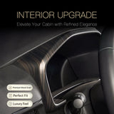 Wood/ Carbon Look Dashboard Meter Panel Frame Cover For Honda CRV 6th Gen 2023+