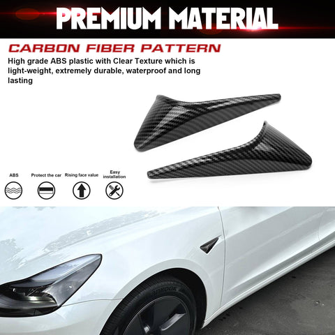 HW4.0 Side Camera Turn Signal Covers For Tesla Model 3 Y 2024