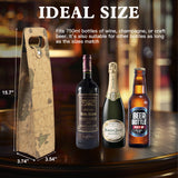 Portable Bottle Wine Gift Bag Champagne Beer Holder for Picnic Party, Christmas