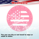 2.75 Inches USA Flag Style Anti Slip Drink Cup Holder Insert Mat Universal Fit