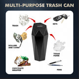 ABS Diamond Design Mini Rubbish Bins Waste Storage Trash Can Auto Accessories