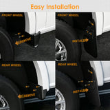x xotic tech Mud Flaps Splash Guard Compatible with Chevrolet Colorado Z71/WT/LT 2023 2024 2025 2026 Front & Rear Mudguards Fender Flare Dirt Slush Trap Protector Set Pickup Truck Accessories(4PCS)