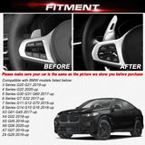 Aluminum Paddle Shifter Extension For BMW 3 4 5 6 7 Series G20 G22 G30 G32
