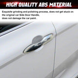 4pcs Chrome Side Door Handle Overlay Cover Trim For Toyota Camry Corolla Avalon