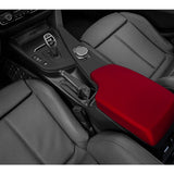 Inner Armrest Storage Box Cover Trim Center Console Protector Cap, Sporty Red, Compatible with BMW 3 Series F30 F34 320i 328i 335i 2013-2019 4 Series F32 428i 430i 435i 2014-2020