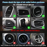 Car Interior Air Conditioner Outlet Decoration Stripes Cover Accessories 10 PCS