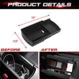 Central ABS Armrest Storage Box Grocery Holder w/Anti-Slip Pad For Accord 2018-22