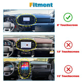 Dashboard Cover Pad Anti-Dirt Sunshield Protect Dash Mat For Ford F150 2021-2025