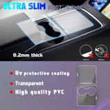 x xotic tech Center Console Wrap Kit, Transparent Console Protector Cover Interior Decoration Wrap Compatible with Tesla Model 3 2021-2023 & Model Y 2021-up Accessories