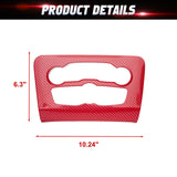 Carbon Look Air Conditioner Switch Panel Cover Trim for Dodge Charger 2015-25