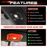 x xotic tech Dome Light Cover Trim Set Decoration Compatible with Jeep Wrangler JL JLU 2018-2023 & Gladiator JT 2020-2023 Interior Accessories(3Pcs)