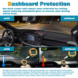 Dashboard Cover Pad Anti-Dirt Sunshield Protect Dash Mat For Ford F150 2021-2025