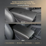 Wood/ Carbon Style Center Console Armrest Box Cover Trim Accessories For Honda CRV 23+
