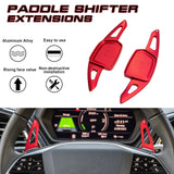 Red Aluminum Paddle Shifter Extension For Audi A5 A6 Q4 Q5 S6 Q6 SQ6 e-tron