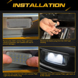Super Bright LED License Plate Lights Tag Light For Ford Falcon BA BF 2003-2008