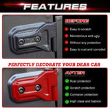 x xotic tech Door Hinge Cover Trim Decoration Exterior Accessories Compatible with Jeep Wrangler JL JLU 2018-up & Gladiator JT Truck 2020-up (8Pcs)