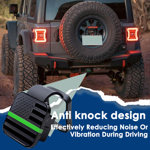 x xotic tech 2 Inch Universal American Flag Tow Hitch Covers, Trailer Hitch Cover Tube Plug Insert, Car Exterior Accessories, Receiver Tube Hitch Plug