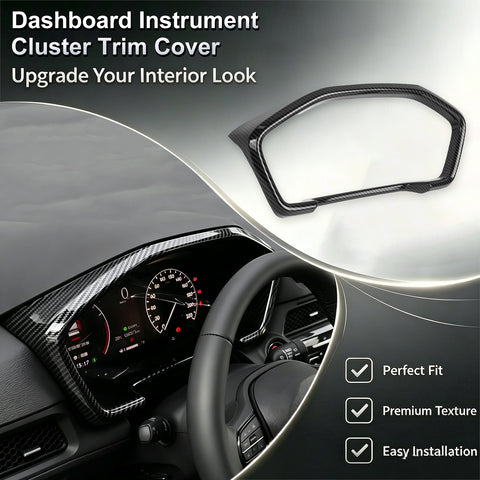 Wood/ Carbon Look Dashboard Meter Panel Frame Cover For Honda CRV 6th Gen 2023+