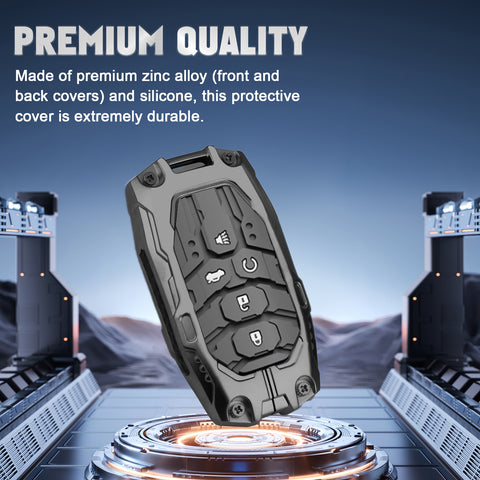 x xotic tech Mech Style Heavy Metal Key Fob Cover Compatible with Honda Civic, Accord, CR-V, HR-V, Pilot 2022–2026, Zinc Alloy Key Case Protector Shell Keychain