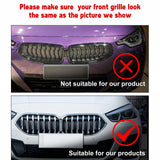 Tri-Colored Front Kidney Grille Strips Clip Cover For BMW 2 Series F44 2021-2024