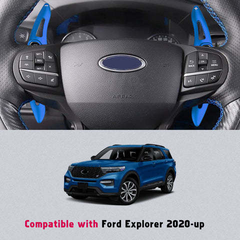 Paddle Shifter Extension Decoration Cover Accessories For Ford Explorer 2020-up