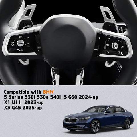 Paddle Shifter Extension Decor Cover For BMW 5 Series G60 2024-up X1 U11 X3 G45