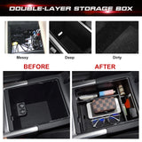 Center Console Organizer For Hyundai Palisade 2023-2025 Armrest Storage Box Tray