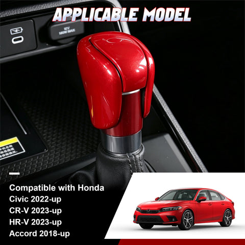 Gear Shifter Head Trim Shell Sticker Accessories For Honda Civic Accord CR-V