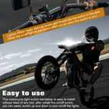 x xotic tech ATV Light Switch 12V Handlebar Switch Motorcycle Light Switch Toggle On/Off Headlight Button Switch For 7/8"(22mm) Handlebars Motorcycle Motorbike Scooter UTV