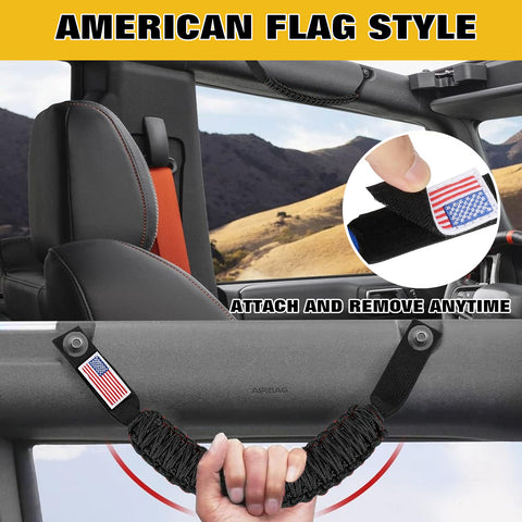 4pcs/Set Roll Bar Grab Handles Accessories For Ford Bronco 2/4 doors 2021-2025