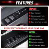 4pcs/Set Window Lift Switch Panel Molding Trim Fit Toyota Camry XV70 2018-2025