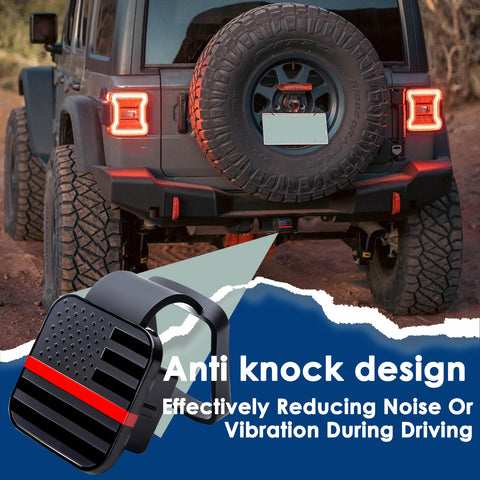 x xotic tech 2 Inch Universal American Flag Tow Hitch Covers, Trailer Hitch Cover Tube Plug Insert, Car Exterior Accessories, Receiver Tube Hitch Plug