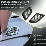 Wood/ Carbon Look Dash Side AC Vent Outlet Cover Accessories For Honda CRV 2023+