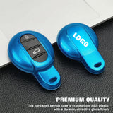 x xotic tech ABS Key Fob Cover Case Shell Holder Protector Compatible with MINI Cooper 3rd Gen F55 F56 F57 F54 Clubman, Gen2 F60 Countryman Smart Key