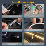 For Tesla Model S 2018-2020 Front Trunk Led Flexible Ambient Lights Decoration