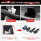 Door Storage Box Tray Organizer Compatible with Porsche Macan S/T/GTS/Turbo 2015-up Interior Car Door Side Handle Insert Pocket Holder Glove Pallet Accessories (4 Packs w/Anti-slip pads)