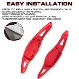 Sporty Red Aluminum Paddle Shifter Extension For Kia EV3 EV4 EV5 EV6 2025 2026